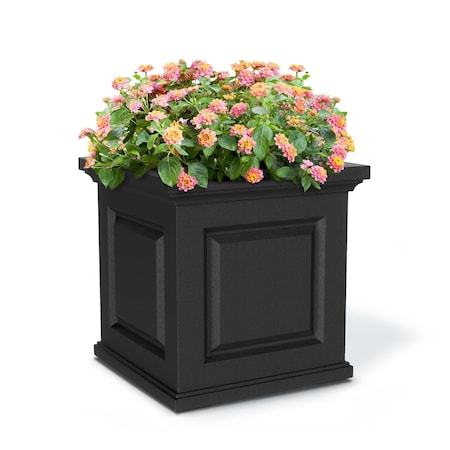 Nantucket 20x20 Square Planter - Black